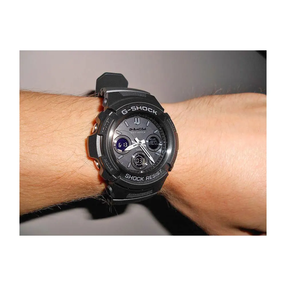 Quartz Wristwatches Casio for mens AWG-M100B-1A Watches Mans Watch Wristwatch Wrist men G-Shock | Наручные часы
