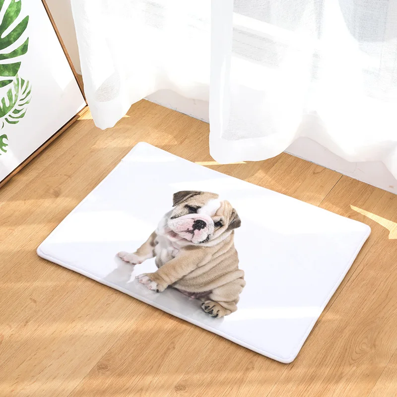 BLRISUP цифровой дверной коврик с принтом милой собаки напольный Ванная комната