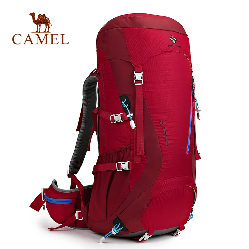CAMEL 50L мужской и женский многофункциональный повседневный спортивный рюкзак, водонепроницаемые сумки для пеших прогулок и путешествий