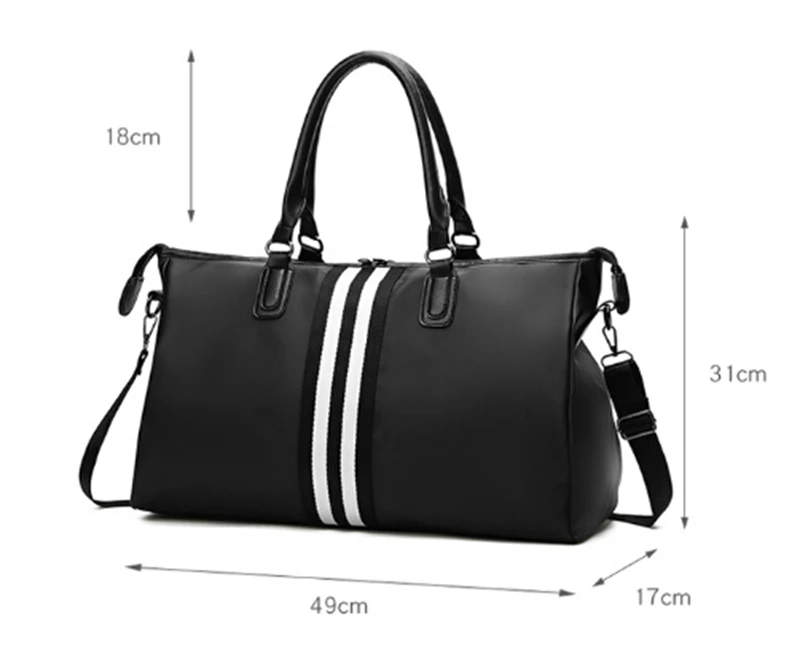 Новая модная Вместительная дорожная сумка с надписью, сумка-тоут, спортивная сумка, водонепроницаемая сумка через плечо от AliExpress RU&CIS NEW