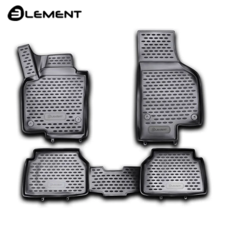 Для Volkswagen Tiguan I 2008 2016 Коврики 3D в салон 4 шт./компл. полиуретан Element NLC3D5121210kh|3d floor