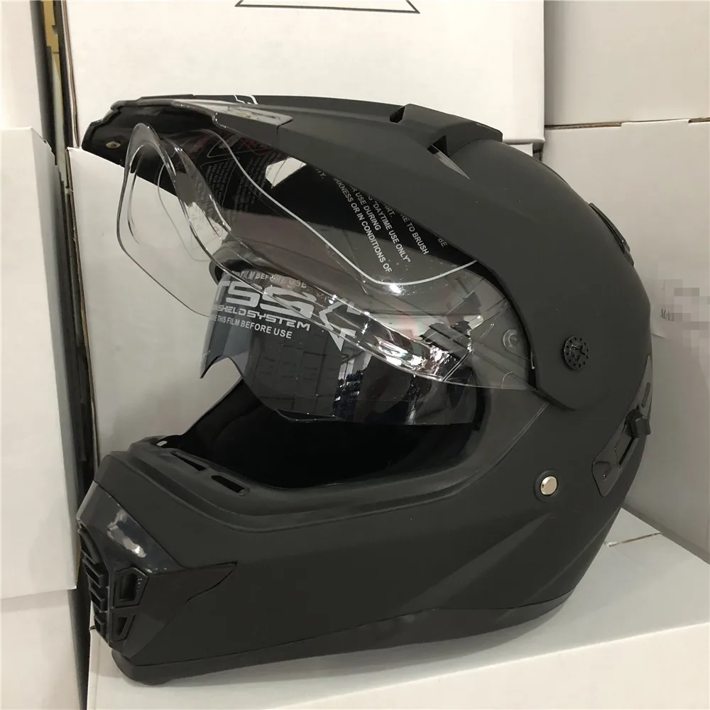 Новые Двойные линзы мотоциклетный шлем для мотокросса Casco DOT Approval Capacetes WANLI 168 XS размер
