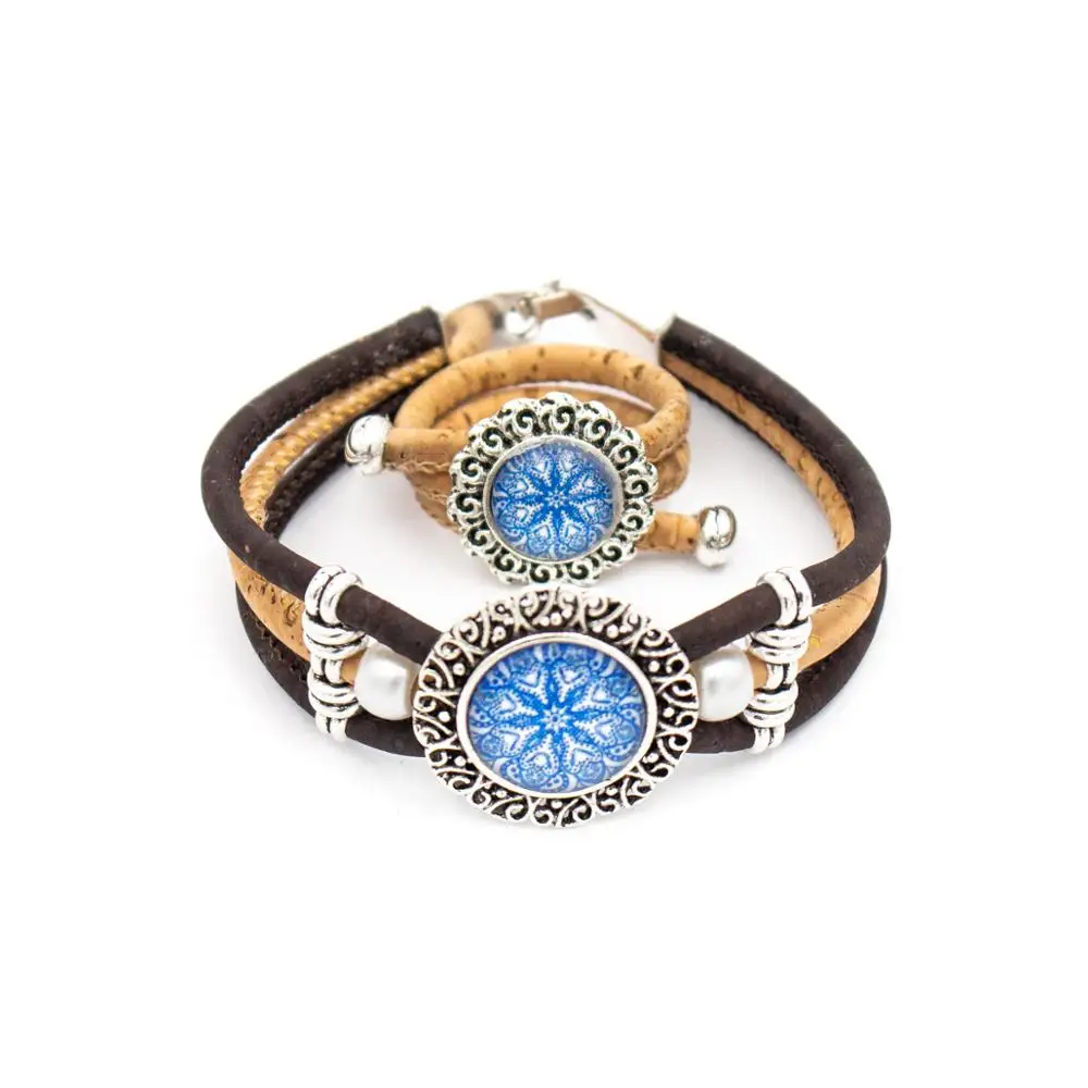 Семейный набор из португальской традиционной керамической плитки с рисунком