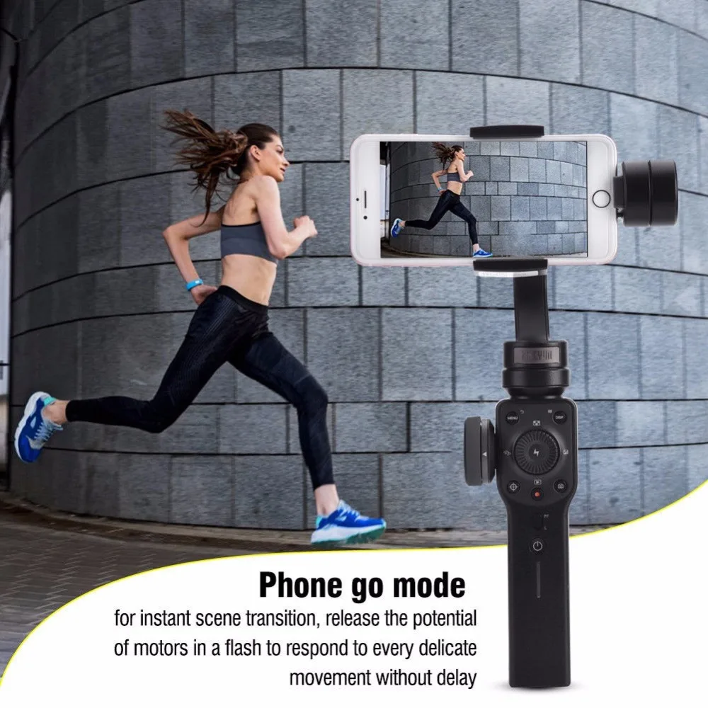 ZHIYUN Smooth 4 ручной 3 оси Gimbal стабилизатор для смартфонов, как iPhone x 8 7 Plus samsung Gopro hero 6 5 session smooth q