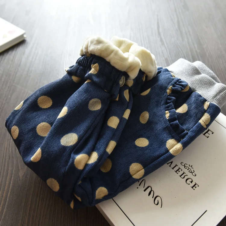 WLG/зимние плотные штаны для мальчиков и девочек детские повседневные вельветовые