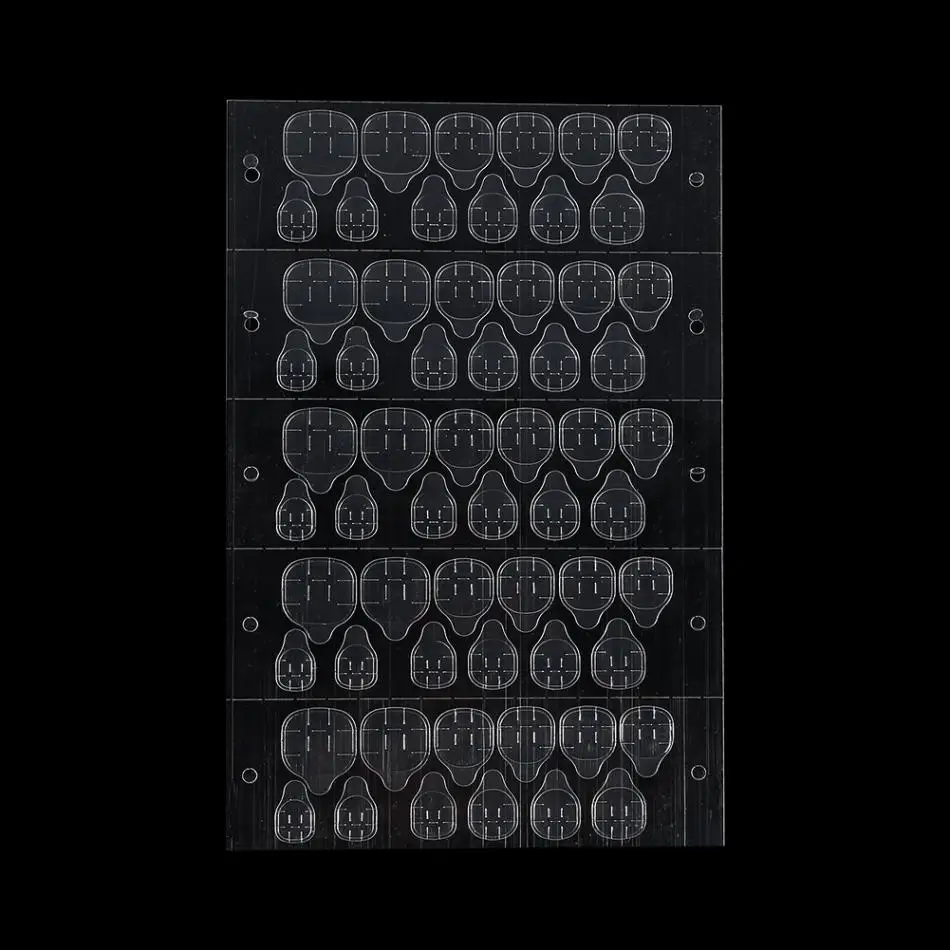 50 листов двухсторонний клей-наклейка клейкая лента прозрачный клей для ногтей
