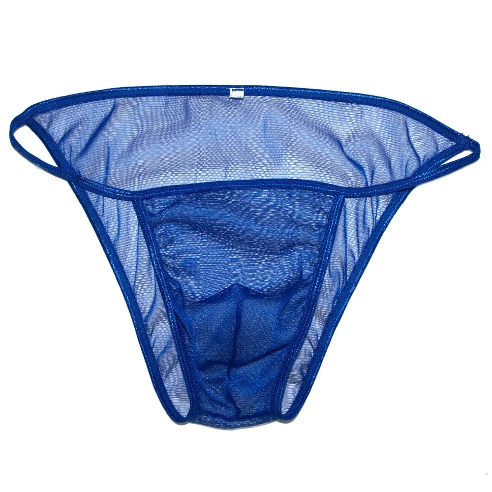 Мужские прозрачные трусики G7107 сетчатые пикантные ультратонкие дышащие бикини с