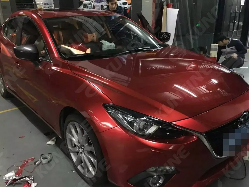 Автомобильный Стайлинг обертка Аврора красная Автомобильная виниловая пленка