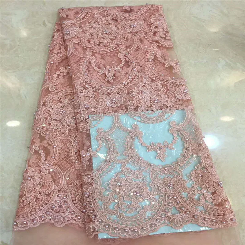 Новое поступление кружево украшенное бисером в африканском стиле