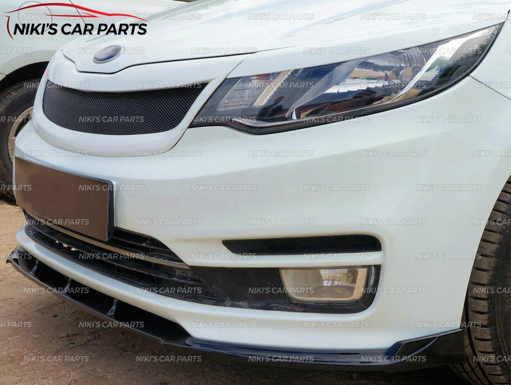 Splitter on front bumper for Kia Rio III- ABS plastic body kit aerodynamic pad decoration car styling tuning