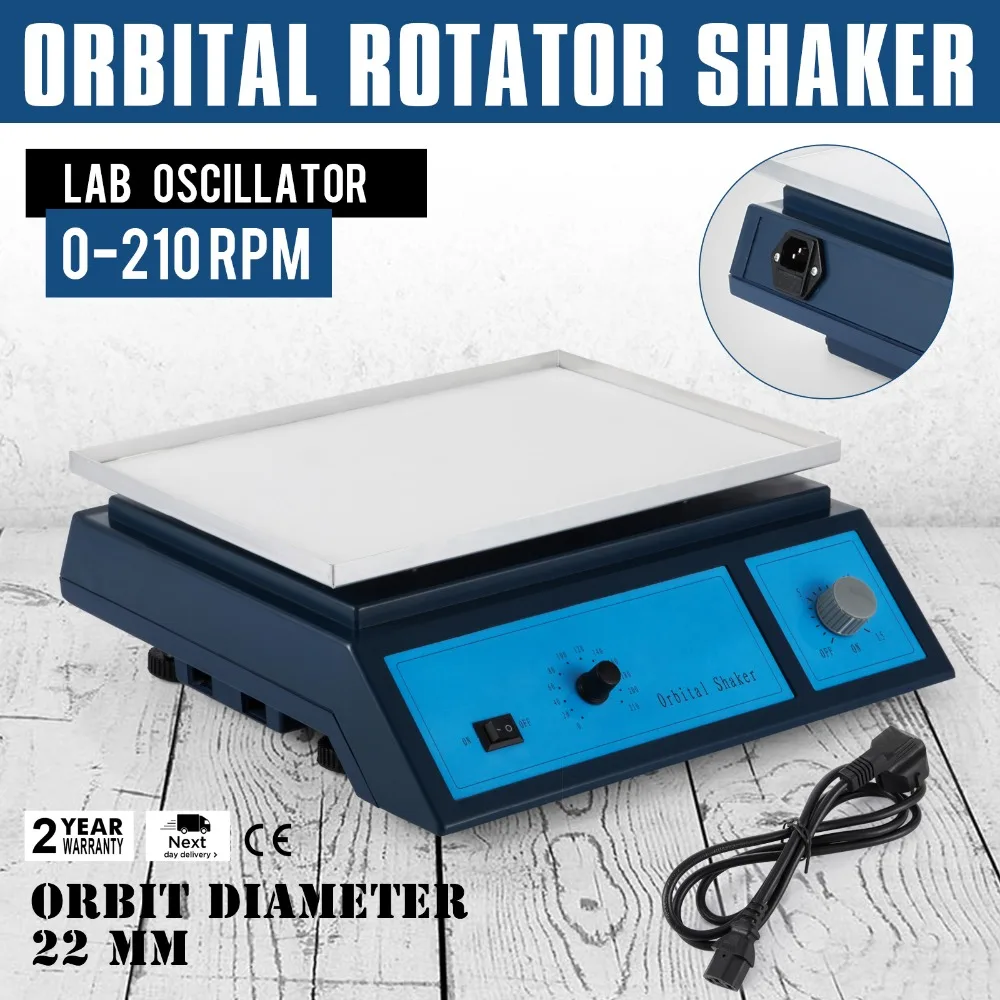 

LAB OSCILLATOR ORBITAL ROTATOR SHAKER ADJUSTABLE DESTAINING VARIABLE SPEED