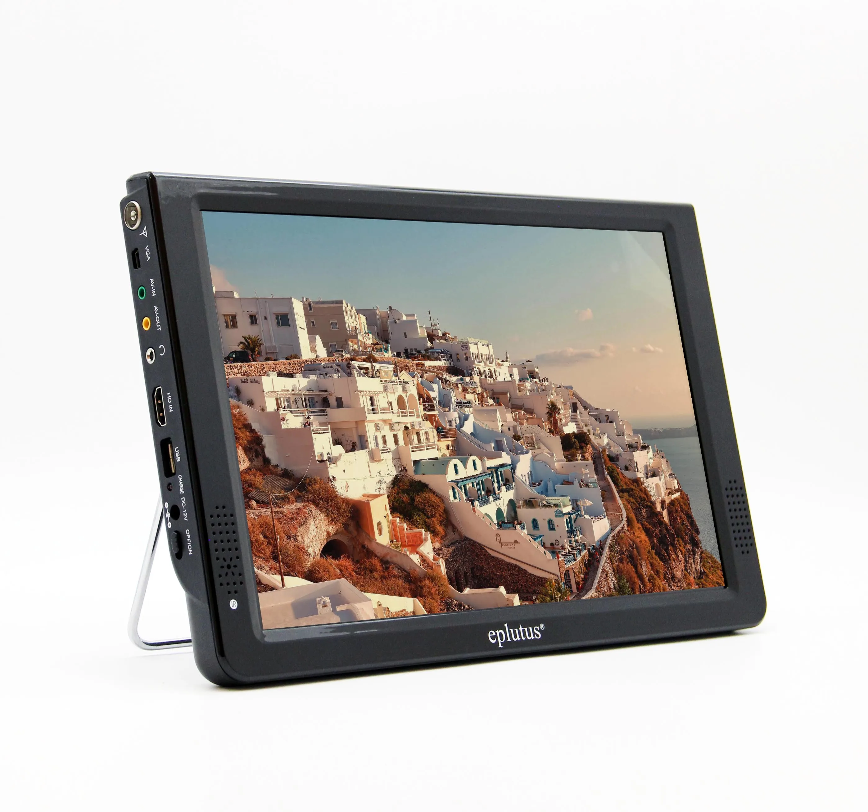 Portable TV for car DVB-T2 Digital tuner Analog mini small auto television Eplutus EP 124T 12.1 inch USB HDMI | Автомобили и