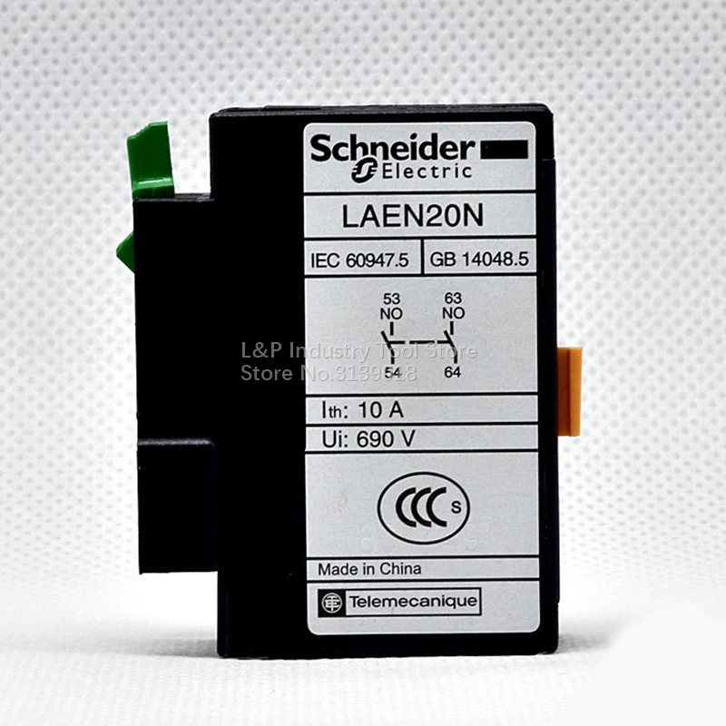 Новый оригинальный вспомогательный Контактный блок Schneider EasyPact TVS LAEN20N аксессуар