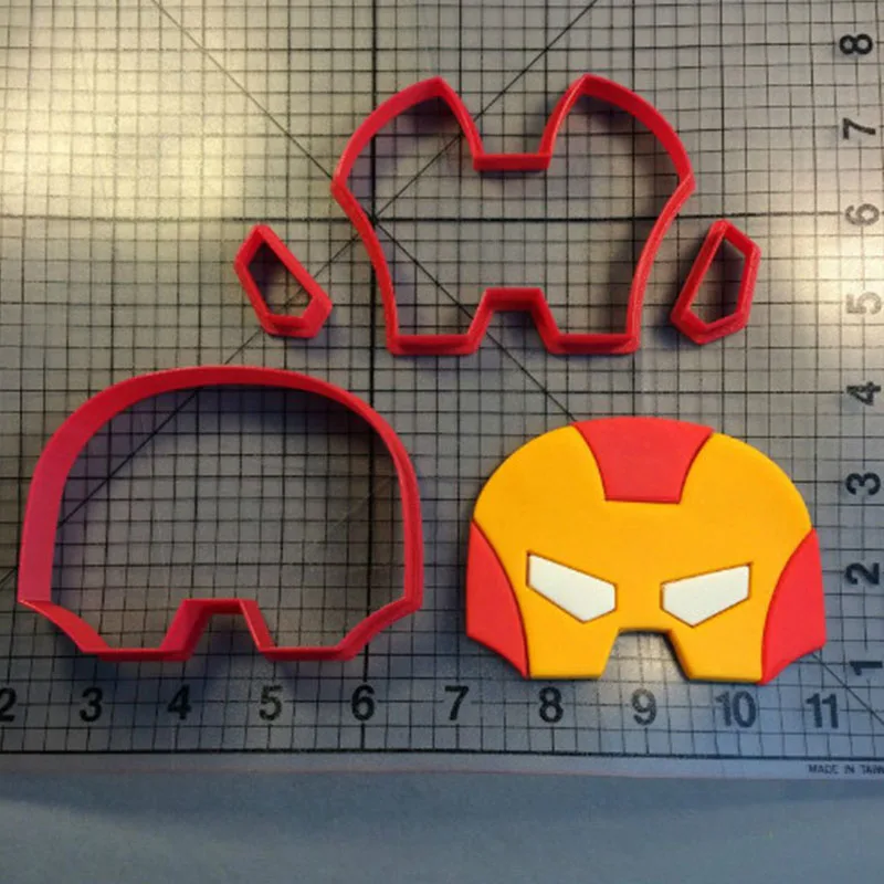 Супер маски героев серии печенья резаки на заказ 3D напечатанные помадки форма