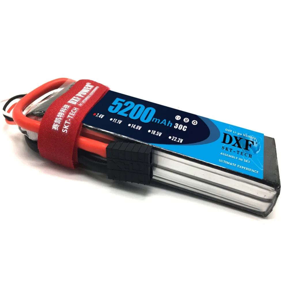 Аккумулятор DXF Lipo 2S 7 4 В 5200 мАч 30C AKKU LiPo для радиоуправляемого вертолета квадрокоптера дрона автомобиля