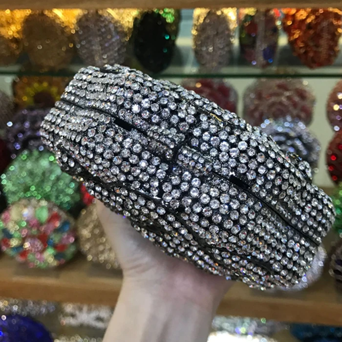 XIYUAN брендовые клатчи женские шикарные побрякушки Minaudiere хрустальные вечерние сумки Банкетный Кошелек Свадебные вечерние сумки золотые