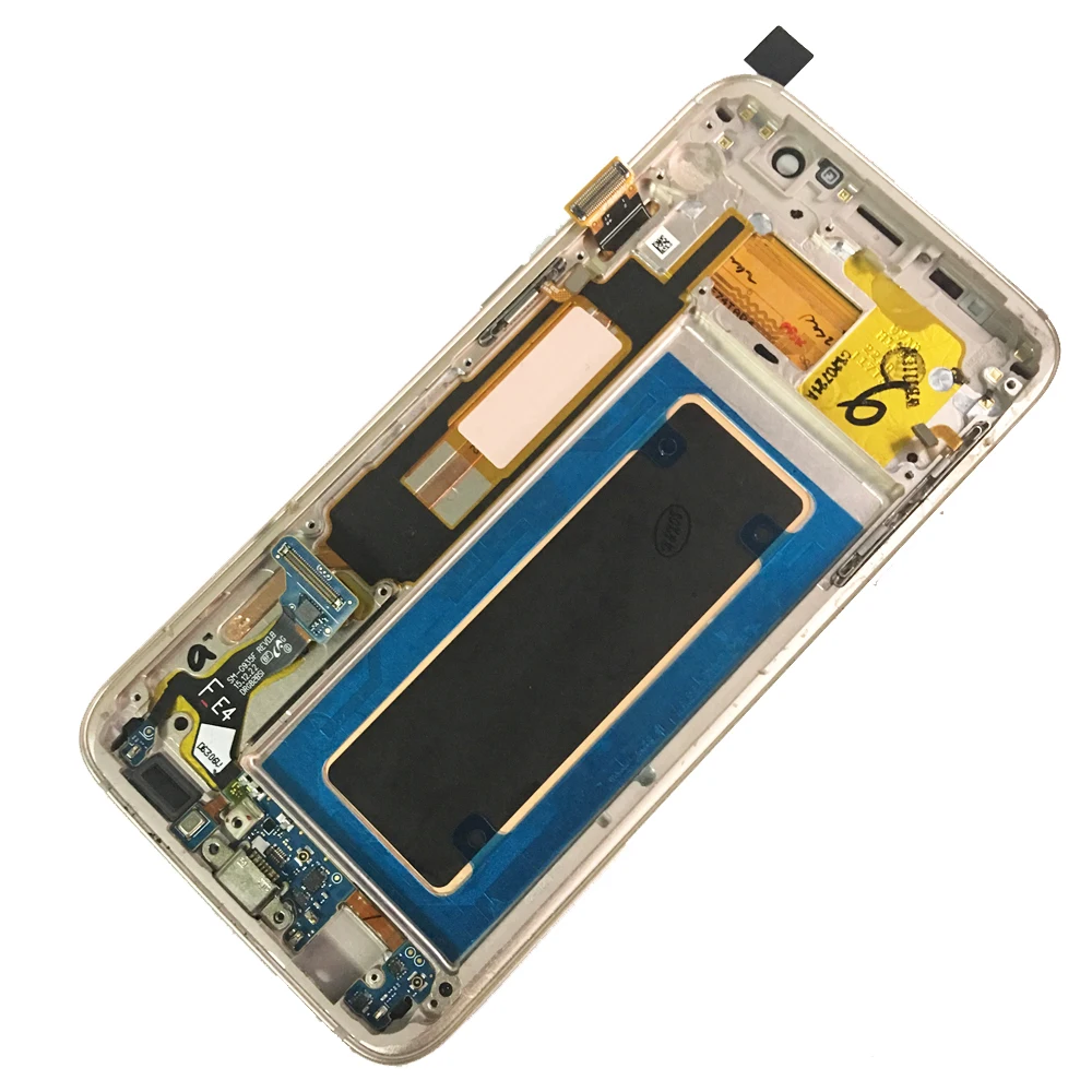 FIX2SAILING супер AMOLED ЖК дисплей сенсорный экран с рамкой в сборе для Samsung Galaxy S7 edge G935F