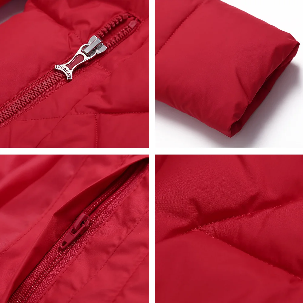 Куртка на косой молнии ICEbear 16G631D|women winter coat|winter coatquilted parka |