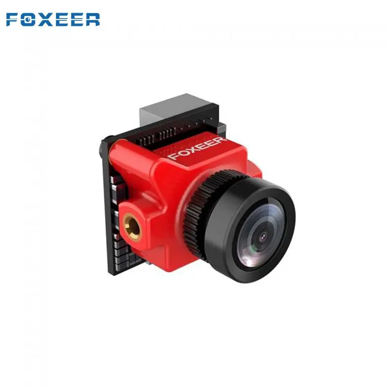 В наличии Foxeer Хищник Micro 1000TVL 1 8 мм 110 градусов M8 объектив Супер WDR FPV Камера с OSD DC5V 40V