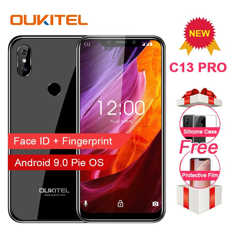 Мобильный телефон OUKITEL C13 Pro 5G/2 4G wifi 6 18 дюймов 19:9 2 ГБ 16 Android 9 0 MT6739 четырехъядерный LTE