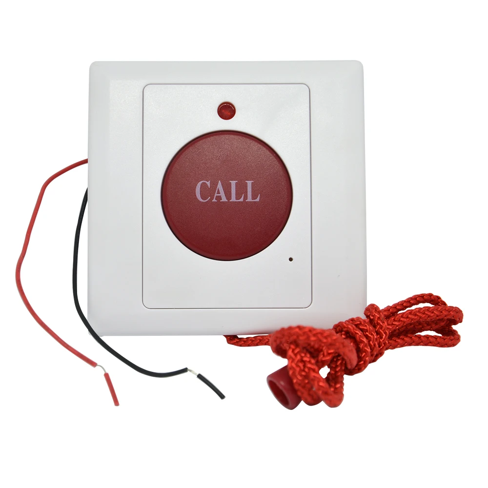 10 PCS Emergency Call Button Normally Open signal 86mm size Rope style panic Button Alarm system automatic restoration