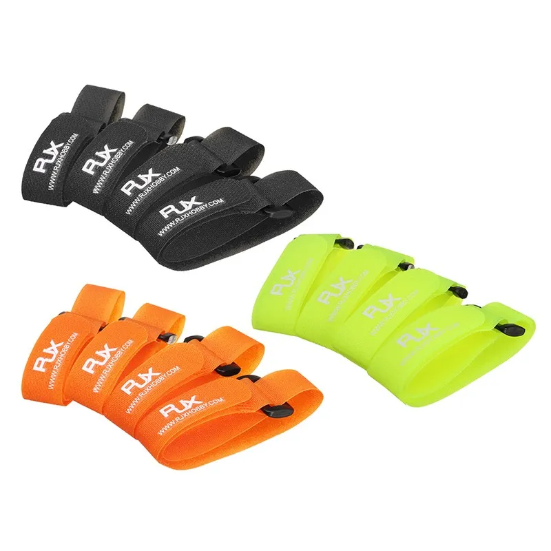 4 шт. RJX 20 мм Высокопрочные ремни с пряжкой из сплава для FPV гоночных дронов