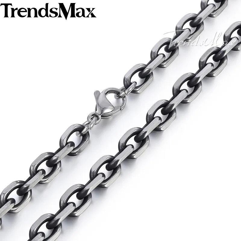 Мужская цепочка из нержавеющей стали 6 мм KKN498|necklace boy|chain stainless steelmen chain |