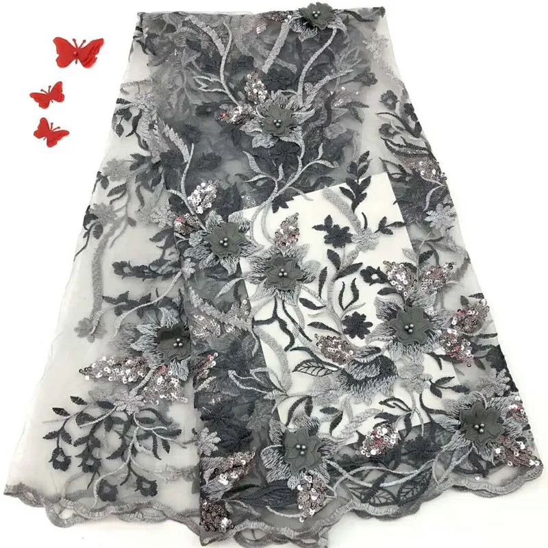 Роскошная африканская кружевная свадебная вуаль высокого качества 2018 белые