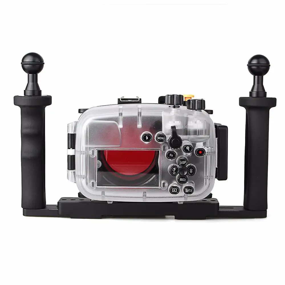 Водонепроницаемый корпус для подводной камеры Meikon 40 м/130 футов Sony A6300 16-50 мм