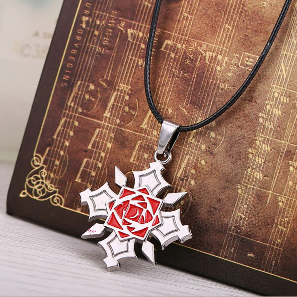 Ожерелье рыцарские украшения вампира колье для женщин и мужчин аниме модные