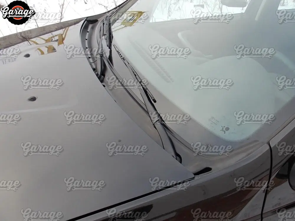 Cover under windshield for Renault Sandero / Stepway 2009-2013 jabot ABS plastic accessories protective car styling tuning
