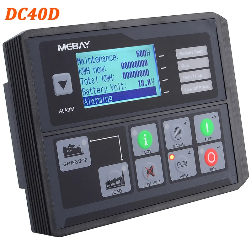 Регулятор генераторной установки DC40D/42D MK3 контроллер генератора для дизельных/бензиновых/газовых генераторных установок контроль параметров 12006054 - Цвет: DC40D
