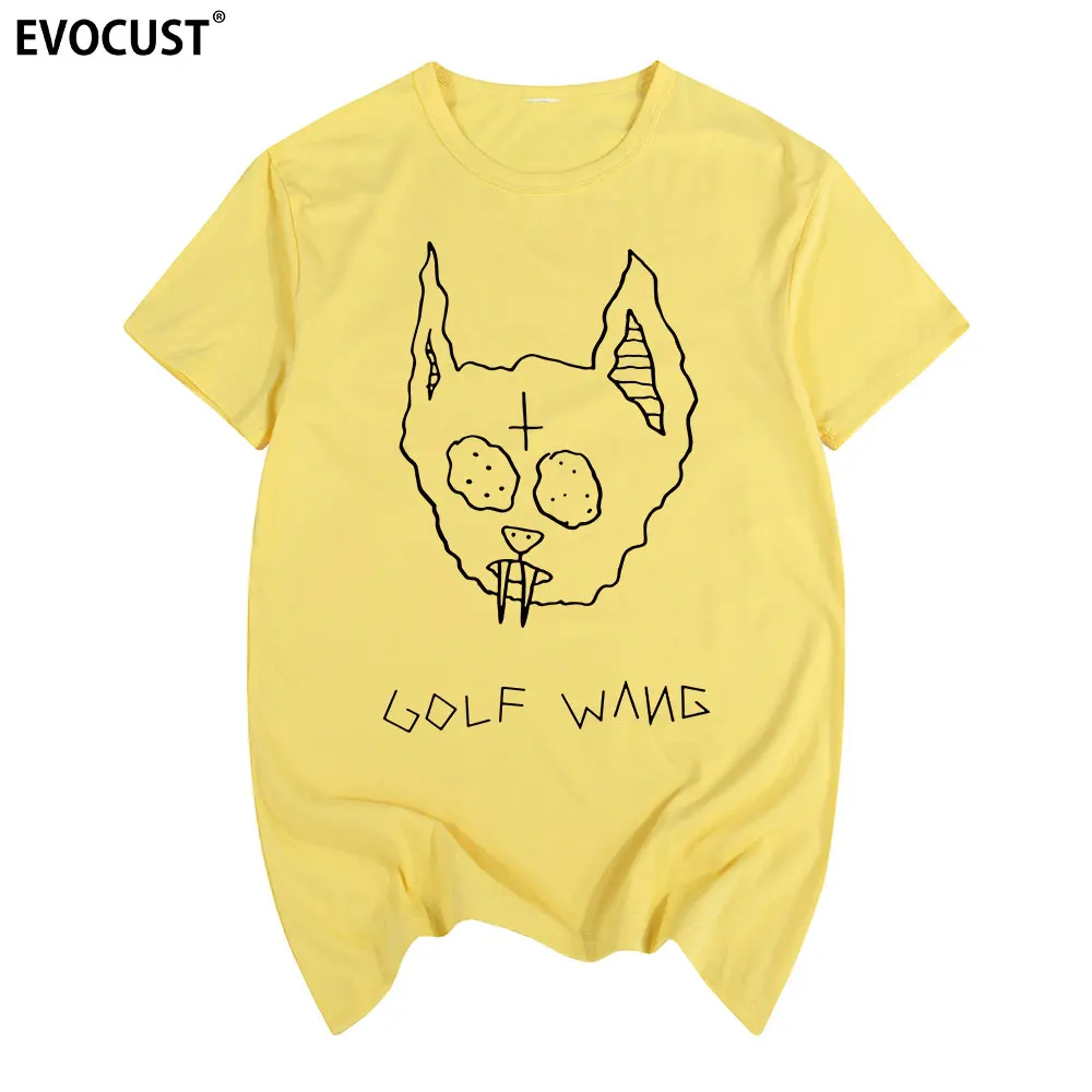 bright yellow Golfed Ван Тайлер создатель Франк океан OFWGKTA летняя футболка с принтом Хлопковая мужская футболка новая wo Мужская футболка - Цвет: bright yellow