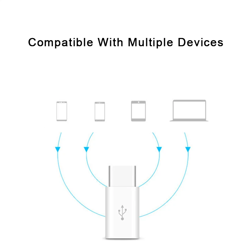Переходник с Mini Type C на Micro USB для телефона Android|Переходники и адаптеры| |