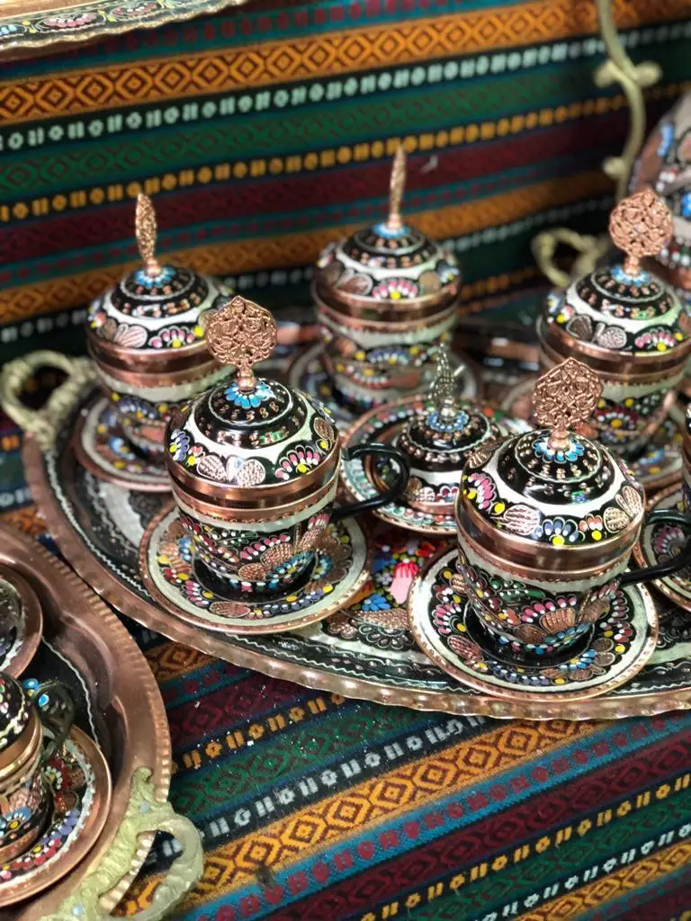 Ручная Выгравированная Турецкая арабский итальянский язык кофейная чашка