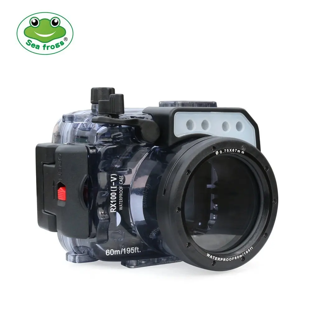Подводная камера Seafrogs 60m/195ft водонепроницаемая для Sony RX100 I II III IV V Mark M1 M2 M3 M4 M5|Сумки