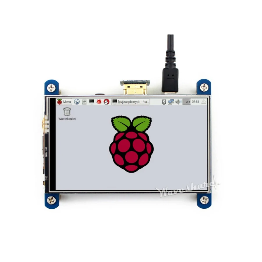 ShenzhenMaker магазин дюймов резистивный сенсорный экран ЖК для Raspberry Pi Zero/Zero W/Zero WH/2B/3B/3B+ HDMI интерфейс ips дисплей