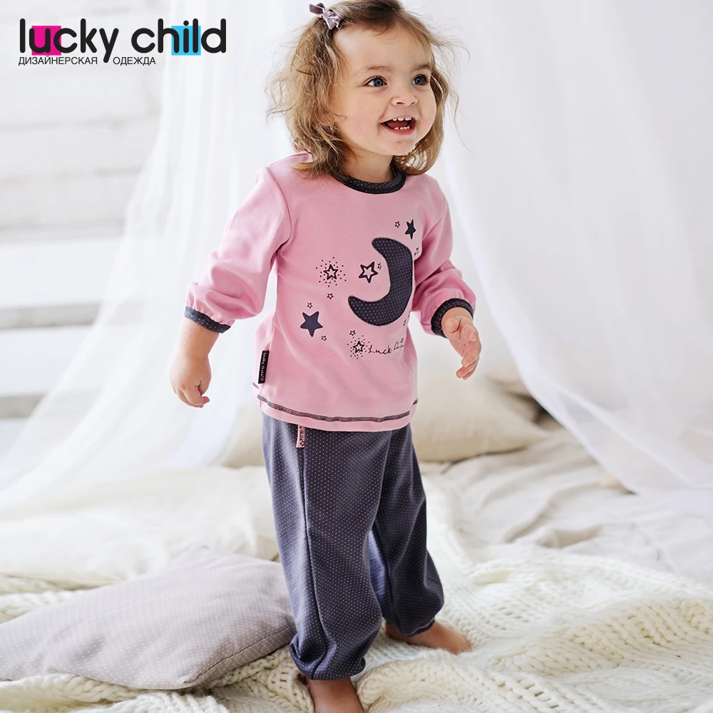 Пижама Lucky Child для девочек арт. 12 401 [сделано в России доставка от 2 х дней]|Комплекты