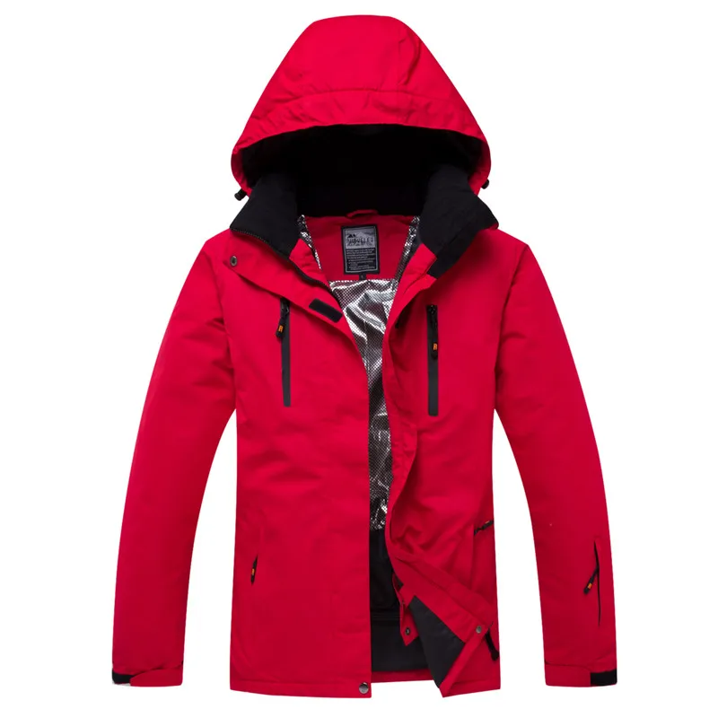 

2020 Women Men Ski Jacket Snowboard Clothing Skiiing Coat Windproof Waterproof Super Warm Thicken Thermal Hooded Unisex Jacket