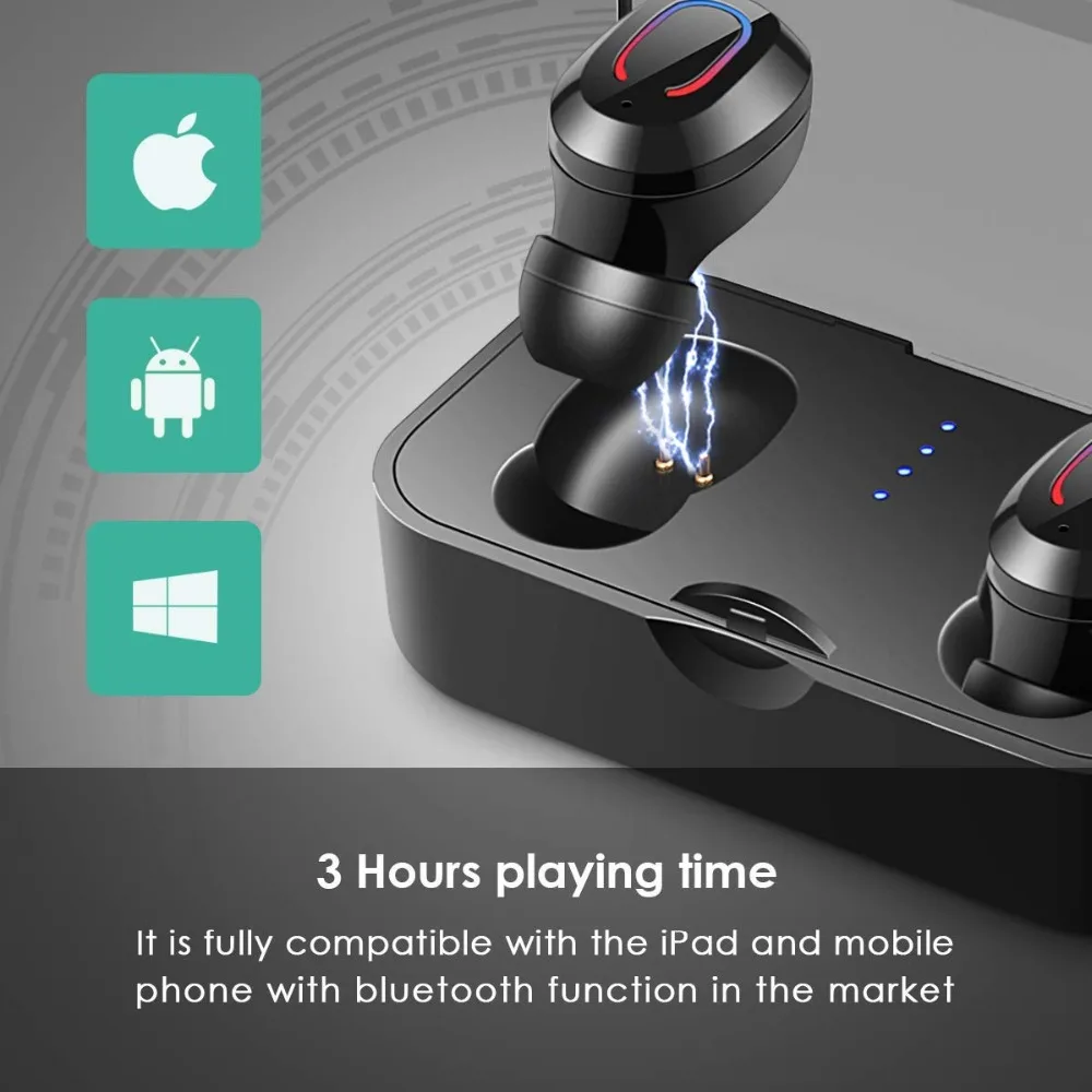 T18s TWS беспроводные наушники Bluetooth спортивные гарнитура Bleutooth наушники|Наушники и