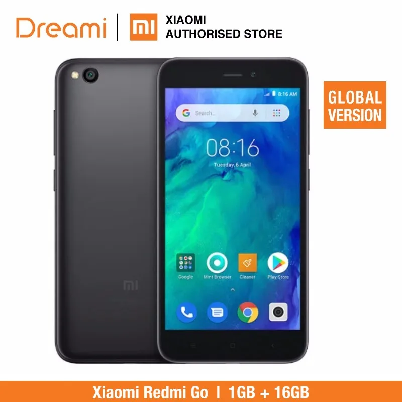 Глобальная версия Xiaomi Redmi Go 16 Гб ОЗУ 1 ПЗУ (официальная ПЗУ) | Мобильные телефоны и