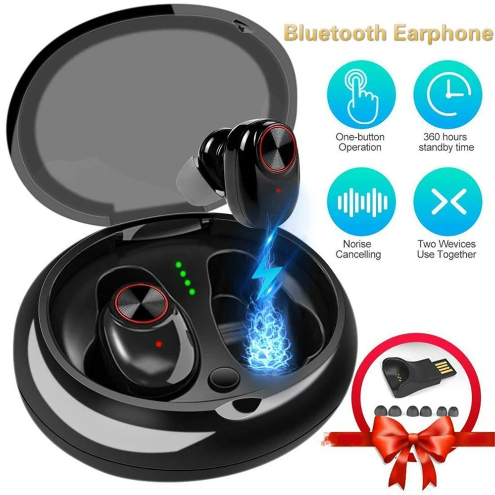 Cewaal TWS двойные наушники Bluetooth 5 0 стерео гарнитура беспроводная мини Беспроводные