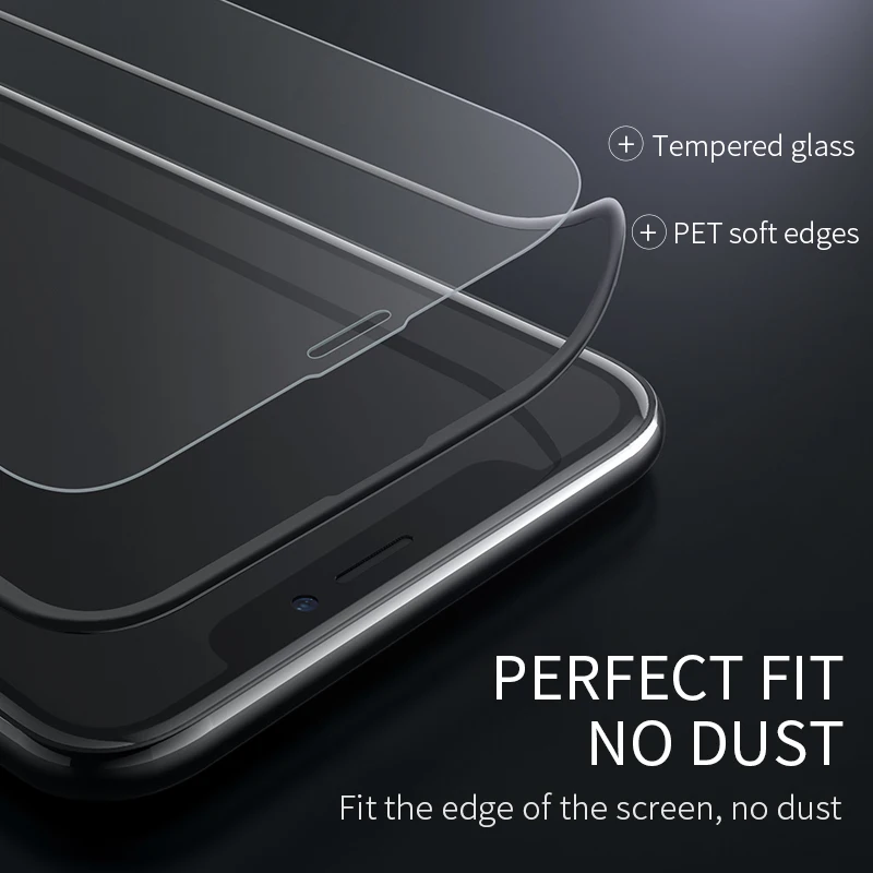 HOCO Best for Apple iPhone X XS Max XR Full HD Tempered Glass Film Screen Protector Protective 3D Cover Protection|Защитные стёкла и