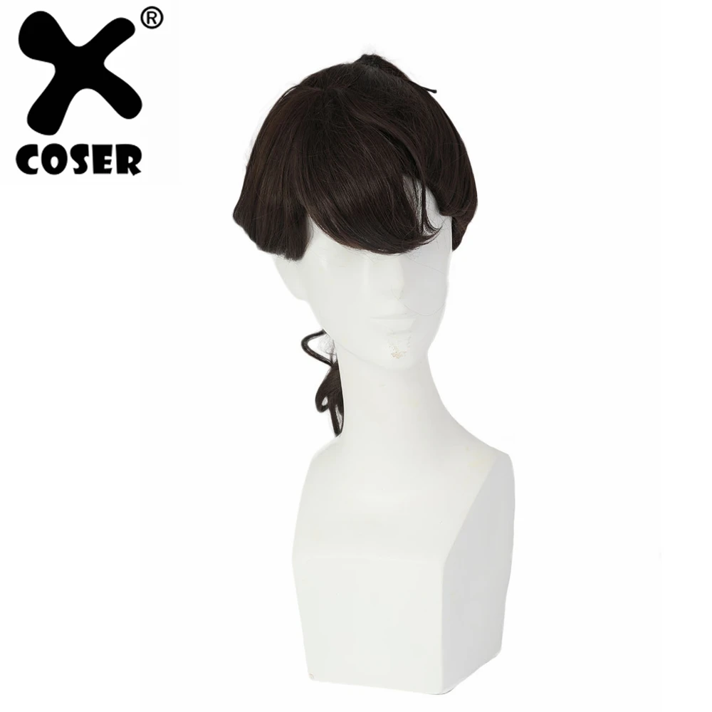 XCOSER Solo: Косплей Qi'ra парик черный термостойкие волокна Аксессуары для париков