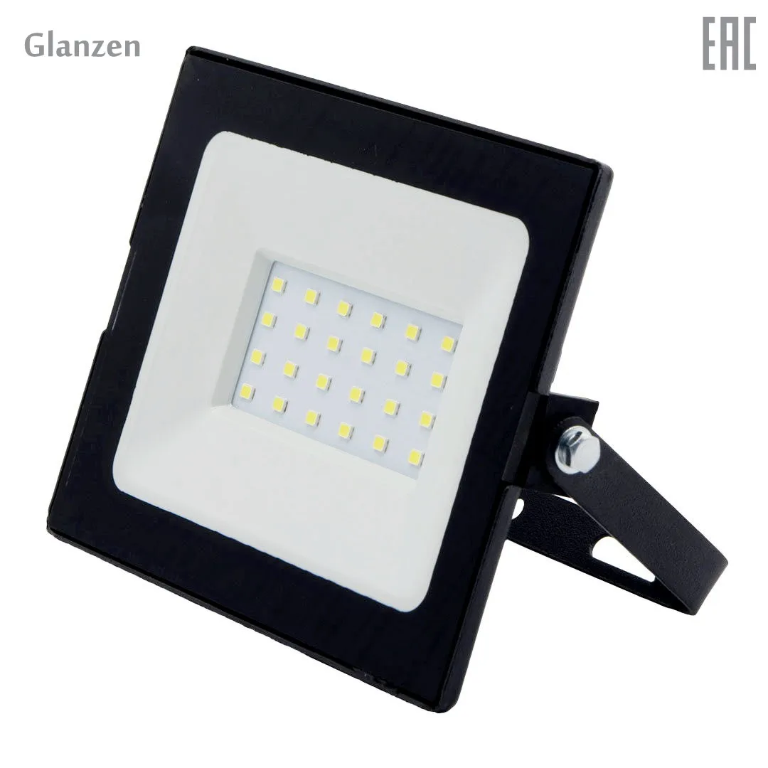Светодиодный прожектор GLANZEN 30Вт FAD 0003 30 SL 6500K IP65|Светодиодные прожекторы| |