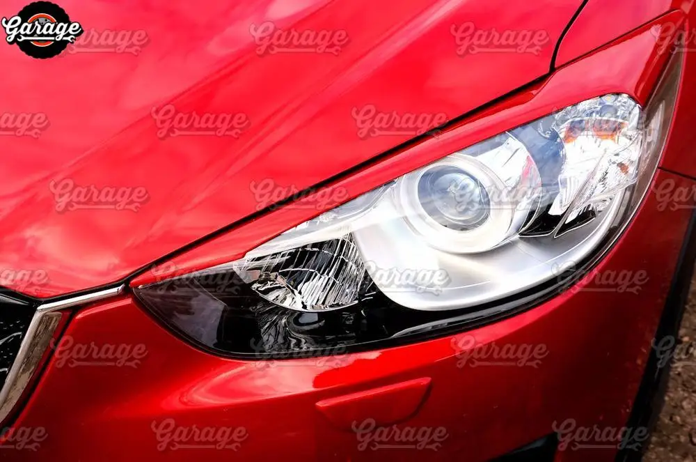 Веки для фар чехол для Mazda CX5 2011- ABS пластиковые подкладки реснички накладка «брови» Аксессуары Тюнинг Автомобиля