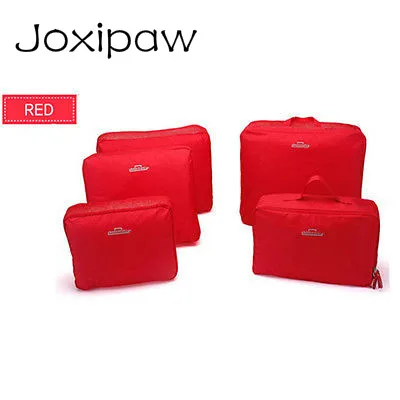 

5 PCS Travel Luggage Packing Cube Bag Set Clothes Organizer Storage Bag Kit Travel Accessory Joxipaw
