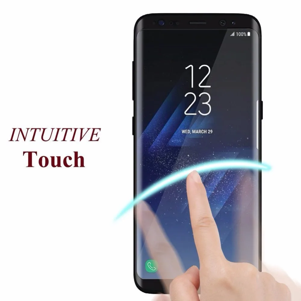 

Закаленное 3d-стекло с полным покрытием для Samsung Galaxy S10 S9 S8 plus, Защита экрана для samsung note 10 9 8, стеклянная защитная пленка