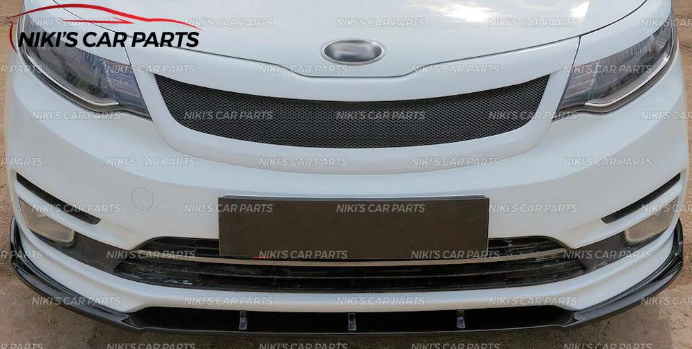 Splitter on front bumper for Kia Rio III- ABS plastic body kit aerodynamic pad decoration car styling tuning