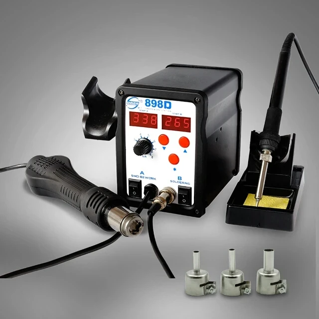 Yaogong 898D SMD горячим утюгом Мини паяльная станция профессиональная | Инструменты